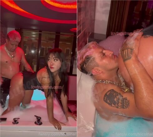 Ariana Rabanal & Makanaky – En El Jacuzzi Intentanto Que Se Le Pare